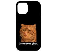 Funny Weird Cat Face Meme Silly Hilarious Mad Cat Confused Carcasa para iPhone 12/12 Pro