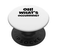 Funny Welsh Daying Wales Dragon Oh! ¿Qué está ocurriendo? Argot PopSockets PopGrip Adhesivo