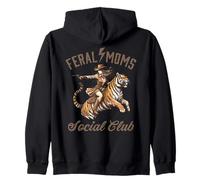 Funny Western Cowboy Country Mama. Feral Moms Social Club Sudadera con Capucha
