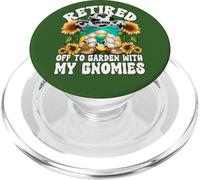 Funny Western Mom Texas Retirement GNOME For Retired Grandma PopSockets PopGrip para MagSafe