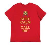Funny Western Saying - Camiseta con texto en inglés "Keep Calm and Call The Ranch Hand", diseño de humor vaquero, Redstyle, L