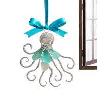 Funny Whale - Colgante de acrílico con diseño de animales marinos, decoración de animales marinos, decoración de pared plana impresa, decoración de pared costera, figura decorativa de ballenas