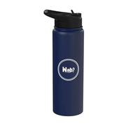 Funny What Ifs One Word Cita Para La Gente Gracioso Hey Wah Stainless Steel Insulated Water Bottle