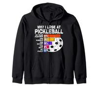 Funny Why I Lose at Pickleball Gifts for Men Women Kids Sudadera con Capucha