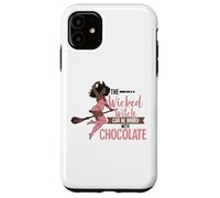 Funny Wicked Black Witch Chocolate Melanina Halloween Witches Carcasa para iPhone 11