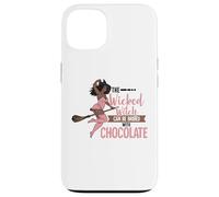Funny Wicked Black Witch Chocolate Melanina Halloween Witches Carcasa para iPhone 13