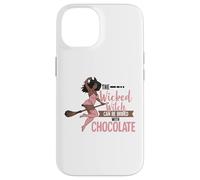 Funny Wicked Black Witch Chocolate Melanina Halloween Witches Carcasa para iPhone 14