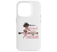 Funny Wicked Black Witch Chocolate Melanina Halloween Witches Carcasa para iPhone 14 Pro