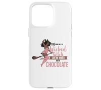 Funny Wicked Black Witch Chocolate Melanina Halloween Witches Carcasa para iPhone 15 Pro MAX