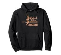 Funny Wicked Black Witch Chocolate Melanina Halloween Witches Sudadera con Capucha