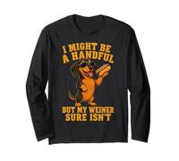 Funny Wiener Dog Adult Humor Dachshund Crude Saying Quote Manga Larga