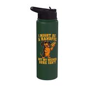 Funny Wiener Dog Adult Humor Dachshund Crude Saying Quote Stainless Steel Insulated Water Bottle