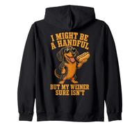 Funny Wiener Dog Adult Humor Dachshund Crude Saying Quote Sudadera con Capucha