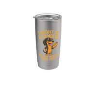 Funny Wiener Dog Adult Humor Dachshund Crude Saying Quote Vaso térmico de acero inoxidable de doble pared