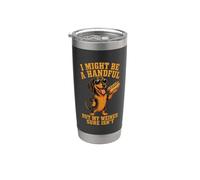 Funny Wiener Dog Adult Humor Dachshund Crude Saying Quote Vaso térmico de acero inoxidable de doble pared