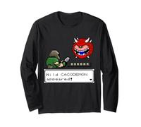 Funny Wild Cacodemon Apareció Unisex para Hombres Mujeres Manga Larga
