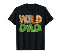 Funny Wild Dad Zoo Safari Animal Cumpleaños Familia a juego Camiseta