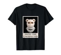 Funny Wild Teddy Bear with Fur Mask Bring The Unexpected Camiseta