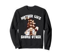 Funny Wine and Coffee GNOME For Women Cute Coffee Mom Saying Sudadera