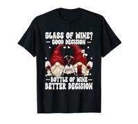 Funny Wine Quote For Wine Mom and Dad Drinking Couple GNOME Camiseta
