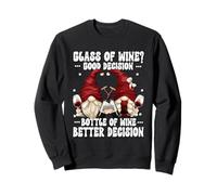 Funny Wine Quote For Wine Mom and Dad Drinking Couple GNOME Sudadera