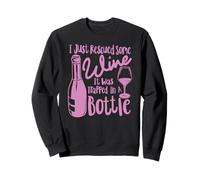 Funny Wine Retro I Rescated Wine Trapped In A Bottle Girl Red Sudadera
