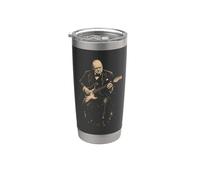 Funny Winston Churchill tocando la guitarra Vaso térmico de acero inoxidable de doble pared