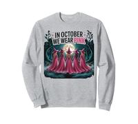 Funny Witch Breast Cancer Awareness In October We Wear Pink Sudadera