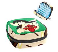 Funny Witch Pig Magic Period Pouch portátil, bolsa de almacenamiento de tampones para servilletas sanitarias, Varios colores, 4.7x6.6x6.6 in/12x17x17 cm