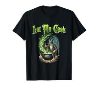 Funny Wizard «Let Me Cook» - Magical Sorcery Chef Humor Camiseta