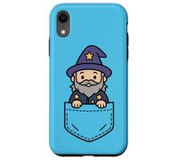 Funny Wizard Pocket Pal, lindo hechicero mágico Carcasa para iPhone XR