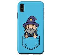 Funny Wizard Pocket Pal, lindo hechicero mágico Carcasa para iPhone XS Max