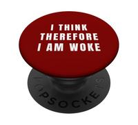 Funny Woke Pro Igualdad Feminista Derechos Humanos Político PopSockets PopGrip Adhesivo