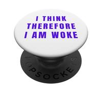 Funny Woke Pro Igualdad Feminista Derechos Humanos Político PopSockets PopGrip Adhesivo