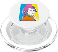 Funny Wolfgang Mozart Retrato Pop Art Style PopSockets PopGrip para MagSafe