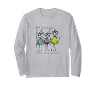 Funny Women Golf Fairway Divas Vinimos, vimos, Clubes Manga Larga