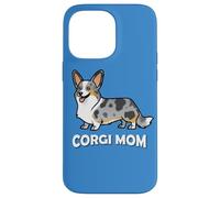 Funny Womens Girls Cardigan Blue Merle Corgi Mom Lover Carcasa para iPhone 14 Pro MAX