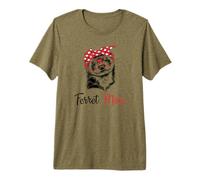 Funny Womens Girls Glasses Bandana Mom Ferret Lover Camiseta Premium