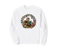 Funny Womens Girls Reading Books Read Mom Ferret Lover Sudadera