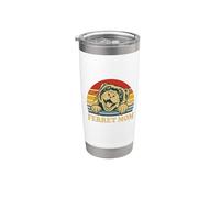 Funny Womens Girls Retro Sunset Vintage Mom Ferret Lover Vaso térmico de acero inoxidable de doble pared