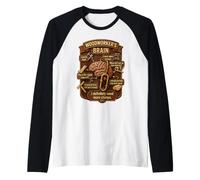 Funny Woodworker Brain Woodworking Humor Carpenter Camiseta Manga Raglan