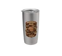 Funny Woodworker Brain Woodworking Humor Carpenter Vaso térmico de acero inoxidable de doble pared