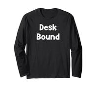 Funny Work Humor Design |Desk Bound Daily Grind Edition Manga Larga