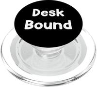Funny Work Humor Design |Desk Bound Daily Grind Edition PopSockets PopGrip para MagSafe