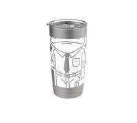 Funny Work Joke Office Humor Okay I'm Here Where Is The Work Vaso térmico de acero inoxidable de doble pared