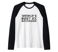 Funny World'S Best Ex Novio Humor Parejas Novia Camiseta Manga Raglan