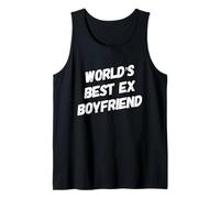 Funny World'S Best Ex Novio Humor Parejas Novia Camiseta sin Mangas