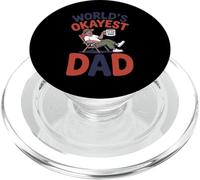 Funny World'S Okayest Dad Relajante Padre Divertido PopSockets PopGrip para MagSafe