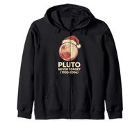 Funny Xmas Pluto Never Forget Retro G stronomía Sudadera con Capucha