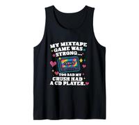 Funny Y2K Nostalgia My Mixtape Game Was Strong hombres y mujeres Camiseta sin Mangas